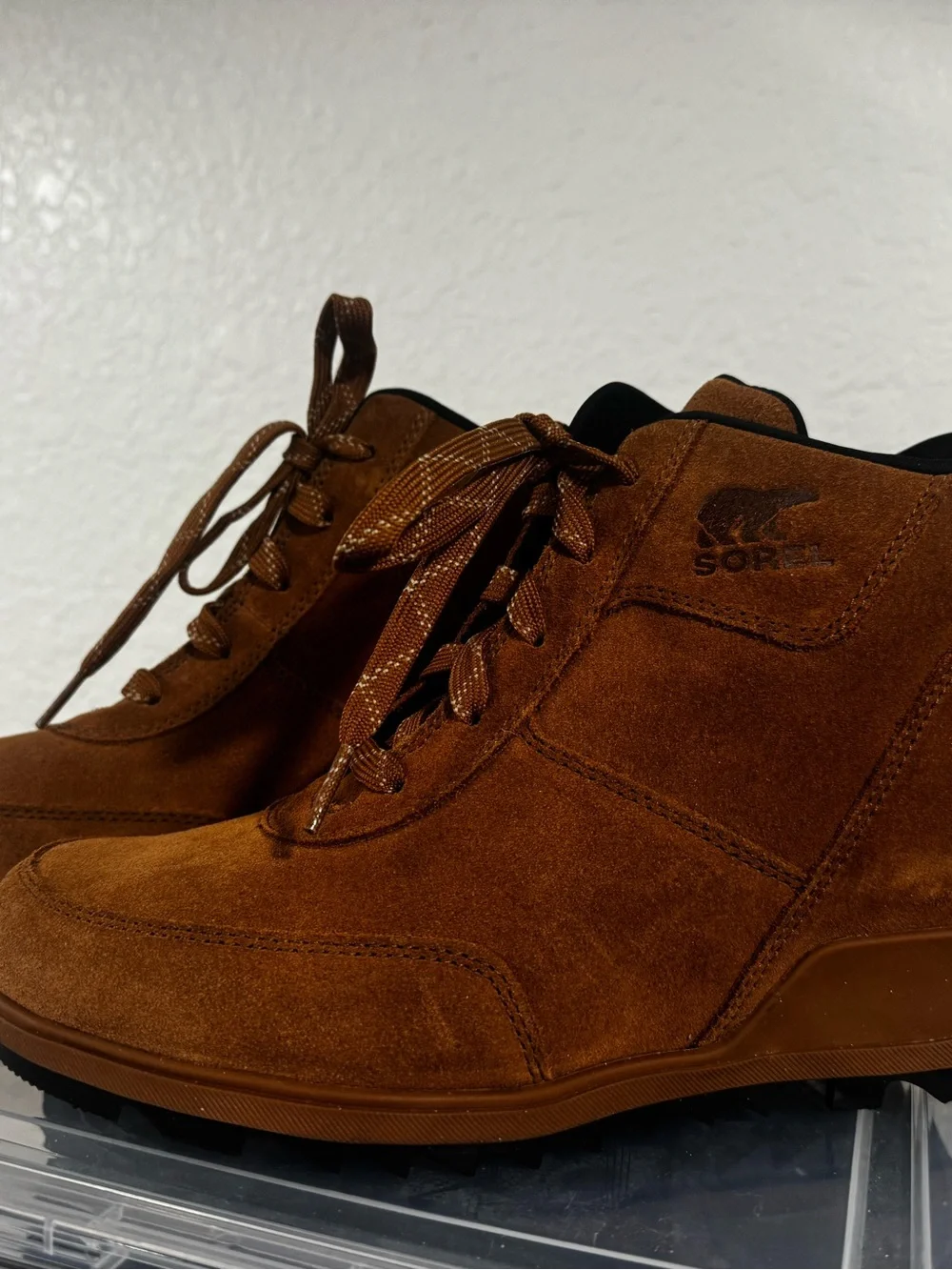 Sorel Brown Suede Chukka Lace-Up Boots
